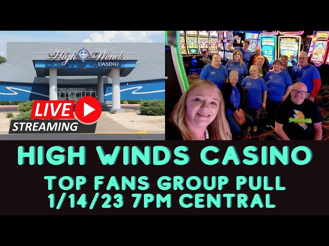 VGT Red Screen Slots Group Pull High Winds Casino Top Fans