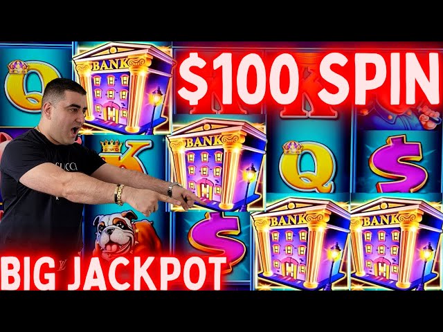 $100 Spin LOCK IT LINK Slot HUGE HANDPAY JACKPOT -SUPERBOWL DAY JACKPOT