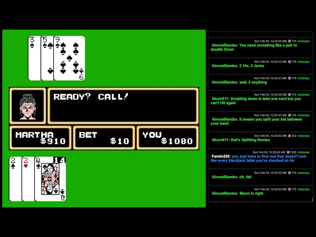 Casino Kid (NES) – Blackjack and Poker