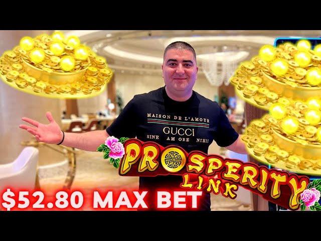 HUGE Max Bet BONUS On Prosperity Link Slot