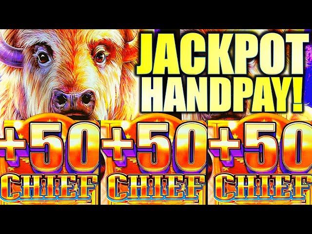 JACKPOT HANDPAY! BRAND NEW!! BUFFALO CHIEF PLATINUM Slot Machine (ARISTOCRAT GAMING)