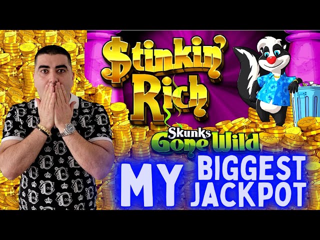 OMG My BIGGEST JACKPOT On Stinkin Rich Slot Machine | SE-2 | EP-17