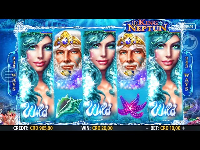 Slot BAR King Neptun Online Super Win Free Spin Macchinette Italia