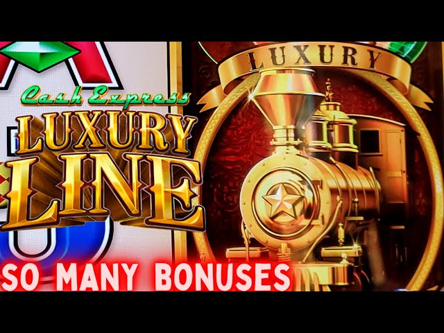 So Many MAX BET Bonuses On Luxury Line Slot Machine