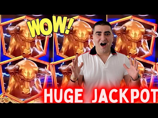 WOW HUGE JACKPOT On Bull Blitz Slot Machine | SE-2 | EP-6