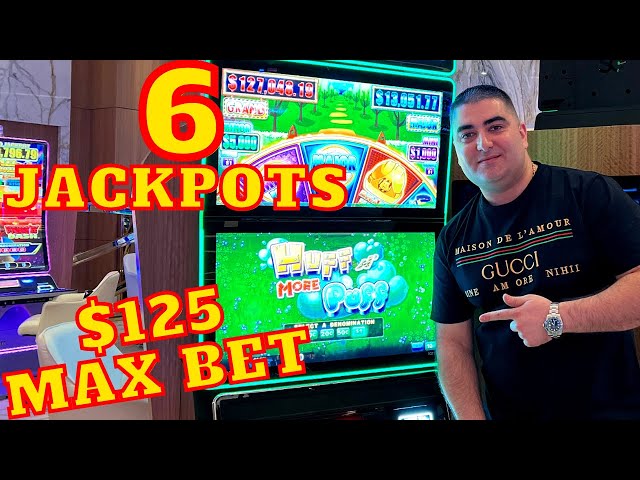 6 HANDPAY JACKPOTS On High Limit Slots – Up To $250 MAX BETS