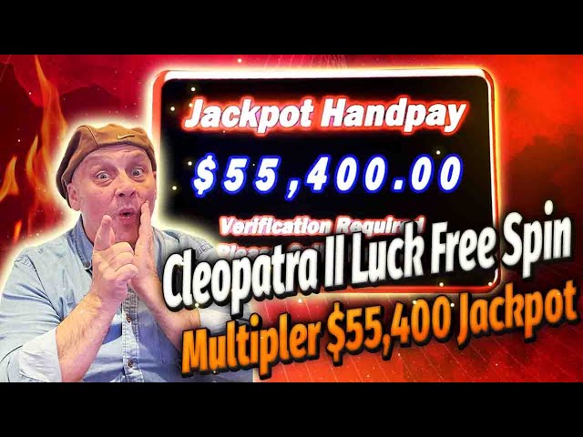 Cleopatra II Luck Free Spin Multiplier $55,400 Jackpot