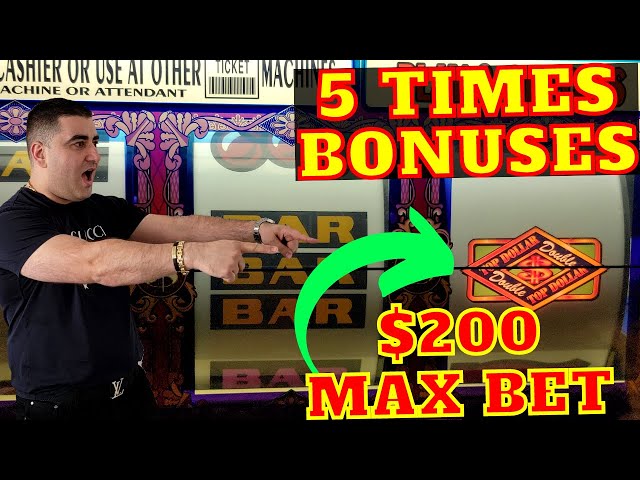 NO WAY I Won 5 Times Bonus On $200 MAX BET – Las Vegas JACKPOTS