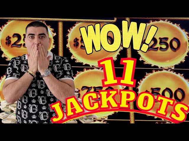 OMG I Won 11 HANDPAY JACKPOTS On Slot Machines – Up To $250 MAX BET