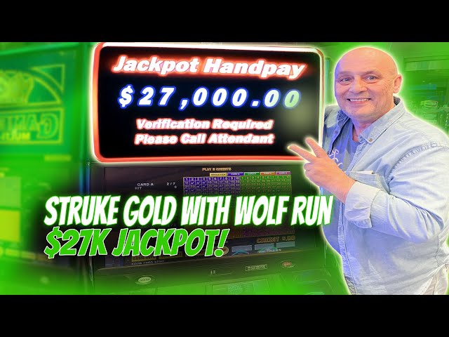 Struck Gold with Wolf Run $27K Jackpot!