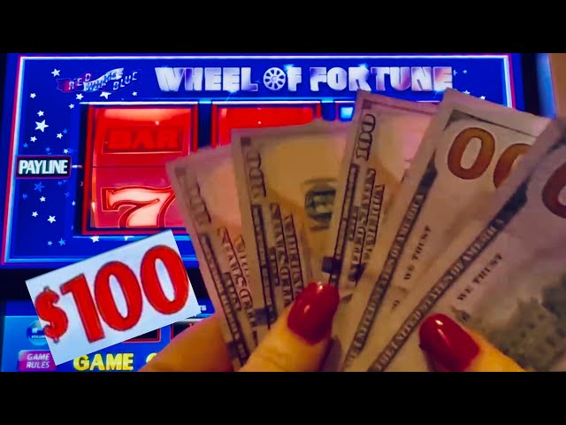 $100 Wheel of Fortune! Finding Lucky Slots in Las Vegas Casinos!