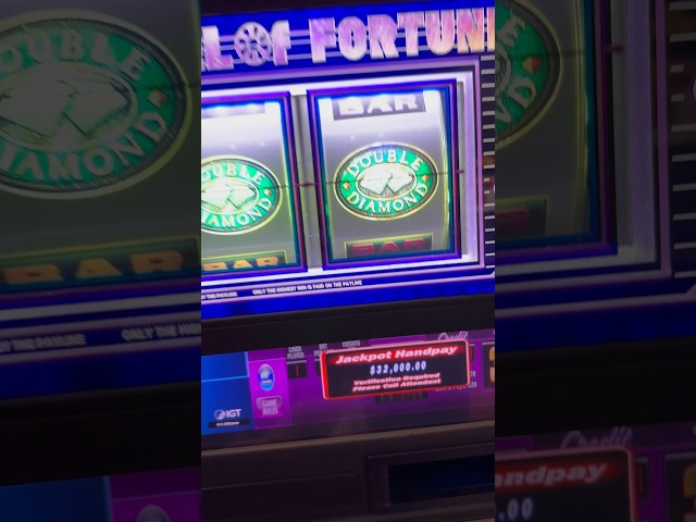 $32,000 WIN on Wheel of Fortune Line Hit!! #slots #staceyshighlimitslots #slotmachine
