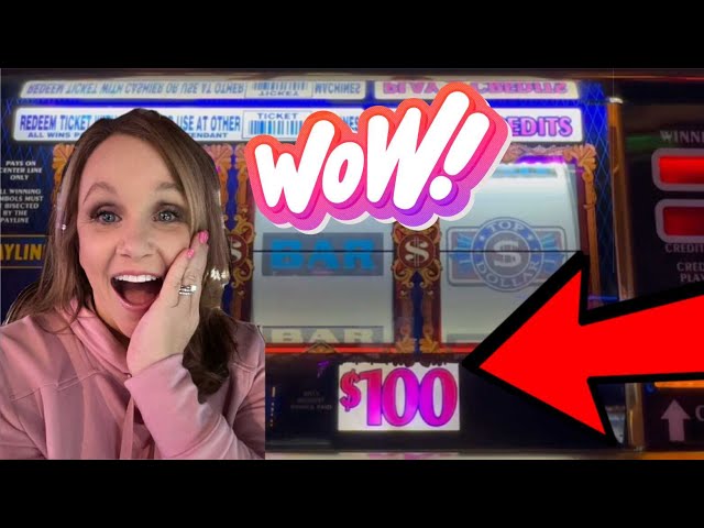 Huge Jackpot Alert: $100 Top Dollar Slot 2nd Spin Jackpot! | Staceysslots.com