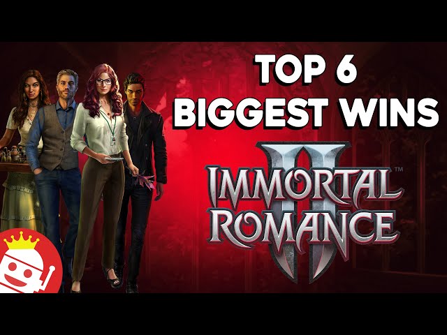 IMMORTAL ROMANCE 2 SLOT TOP 6 BIGGEST WINS SO FAR!