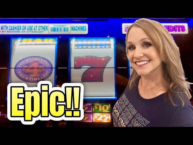 Massive Slot Machine Jackpot in Las Vegas 2024 | Upped My Bet at the Right Time!