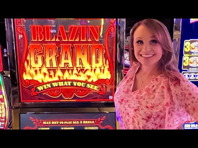 NEW Blazin’ Grand Slot Machine in Las Vegas!