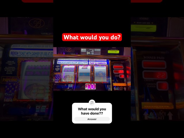 What would you do?? #slots #casino #lasvegasslots