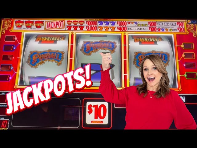 $100 Bet Madness! 9 Line Pinball and MORE High Limit Vegas Slot Jackpots!