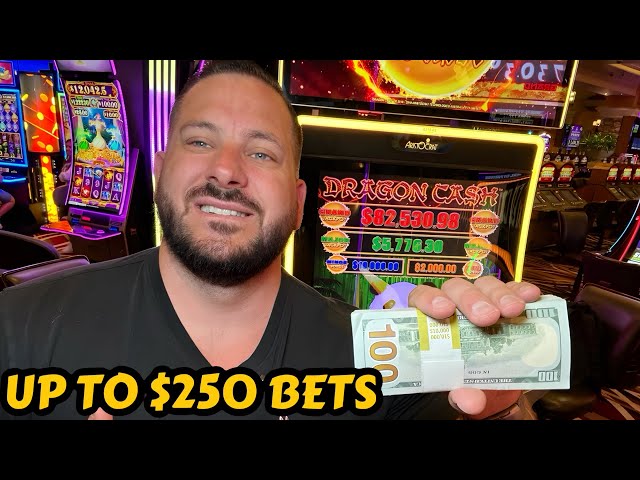 $250 BETS ABSOLUTELY CRAZY JACKPOTS ON DRAGON LINK!