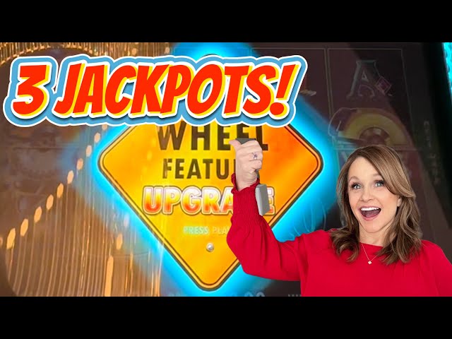 3 SLOT JACKPOTS! Triple The Luck On 3 Different Slot Machines!