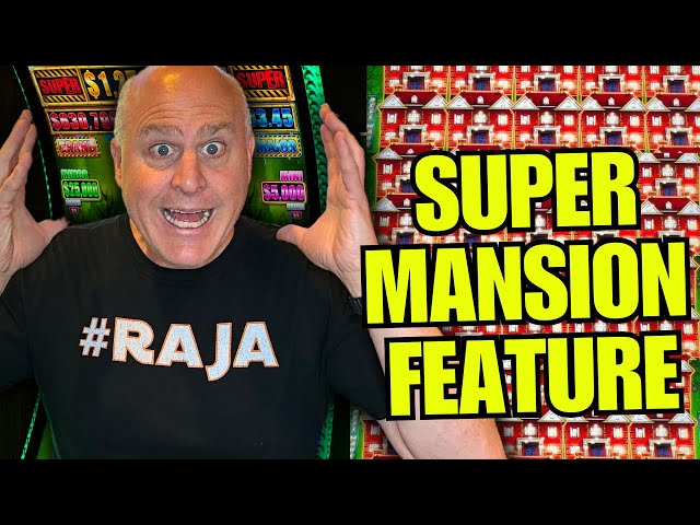 DID THE IMPOSSIBLE!!! FULL SCREEN SUPER MANSION JACKPOT!