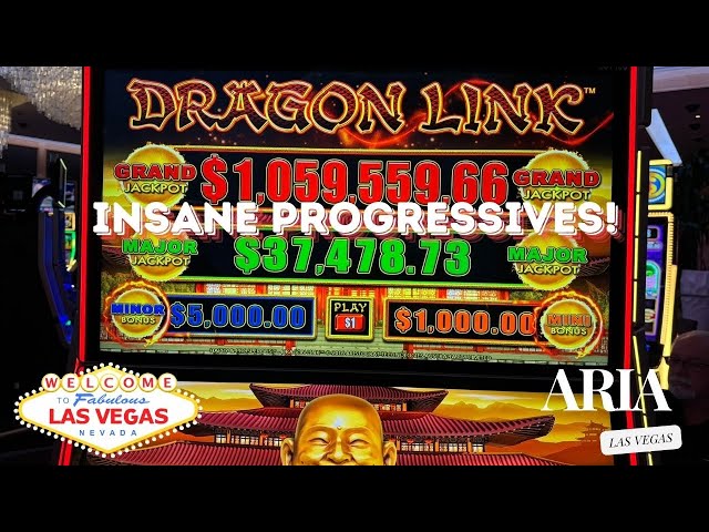 DRAGON LINK MILLION DOLLAR PROGRESSIVES | Life Changing JACKPOTS! #slots #dragonlink #lasvegas