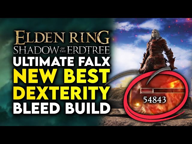 Elden Ring Shadow Of The Erdtree – Best New Dexterity Bleed Build Is Awesome!! Flax Location Guide