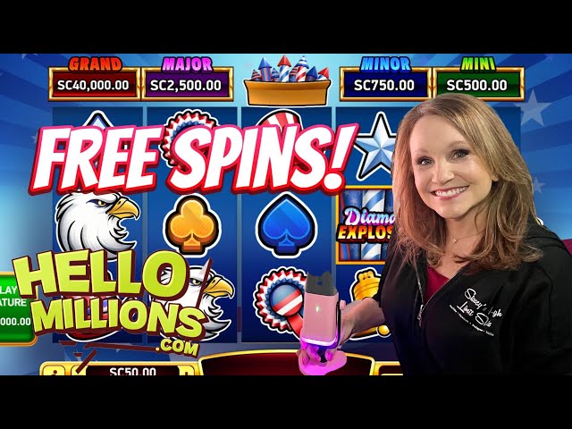 Free Spins & Big Wins on Hello Millions Social Casino!
