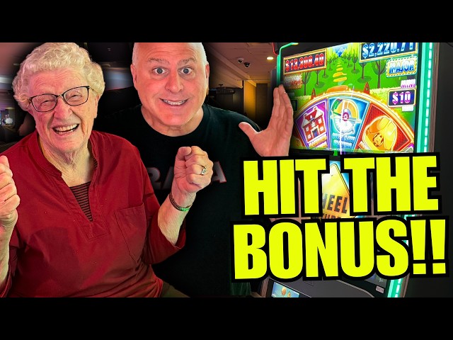 GIVING A LUCKY SENIOR $500 TO EXPERIENCE THE RUSH OF HIGH LIMIT SLOTS!