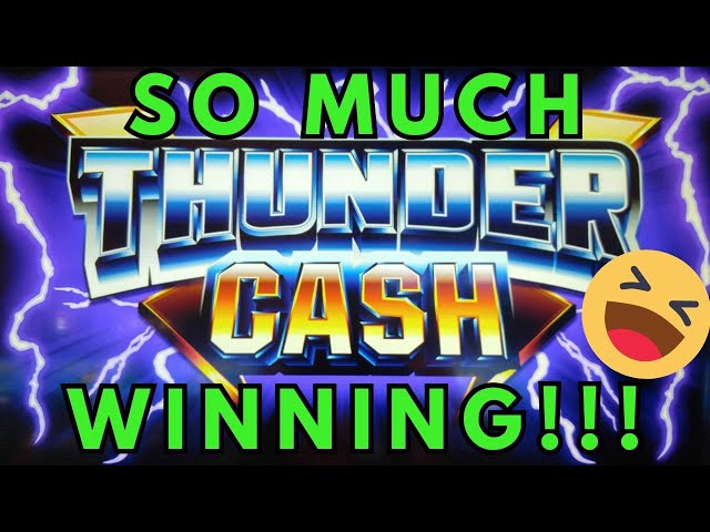 I WON SO MUCH MONEY on HIGH LIMIT THUNDER CASH SLOT MACHINE + TOP DOLLAR + Double Top Dollar + MORE!