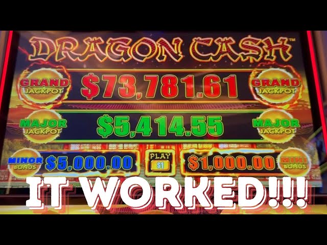 JACKPOT THEORY ON DRAGON CASH WORKED! I WANTED TO TRY OUT MY OLD STRATEGY ON THE LOWEST DENOM…
