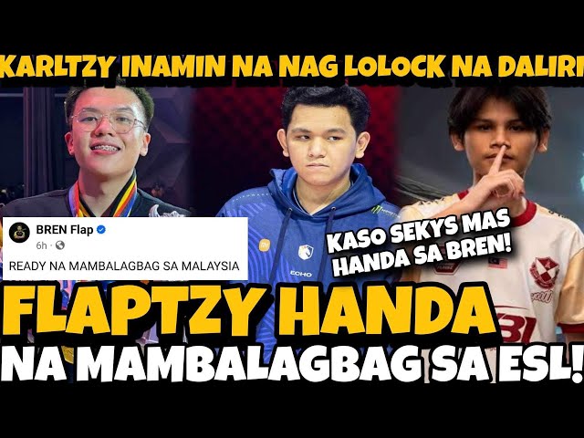 KARLTZY INAMIN NAG LOLOCK NA DALIRI. FLAPTZY READY NA MAMBALAGBAG. SUPER MARCO WALA SA LINE UP?