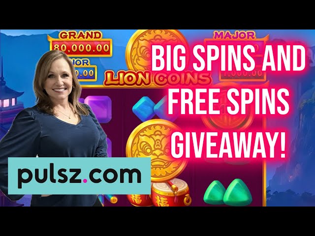 Let’s Win Big on Pulsz Social Casino! Free Spins Give-Away Time!