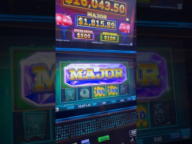 MAJOR JACKPOT on Piggy Bankin Slot #slots #casino #jackpot #gambling #slot #slotmachine #vegas