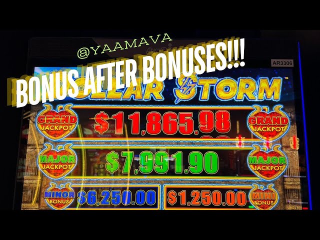 MANY BONUSES ON High Limit Dollar Storm Slot Machine | Betting $25, $50, HUGE POTENTIAL!!! #yaamava