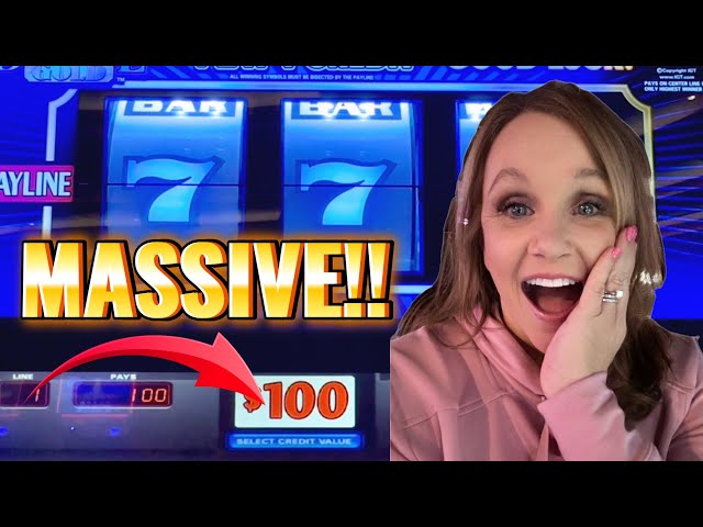 Massive Jackpot & Classic Slots – $100/spin Double Gold WIN!