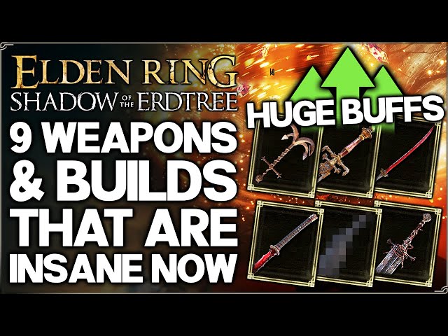 Shadow of the Erdtree – 9 Weapons That Are Actually OVERPOWRED Now – Best Build Guide – Elden Ring!