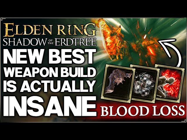 Shadow of the Erdtree – New Best Way to Use Most BROKEN STRONG Weapon – Build Guide Elden Ring DLC!