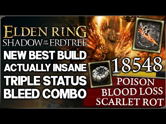 Shadow of the Erdtree – New INFINITE Status Combo BREAKS Bosses – Best Build Guide – Elden Ring DLC!