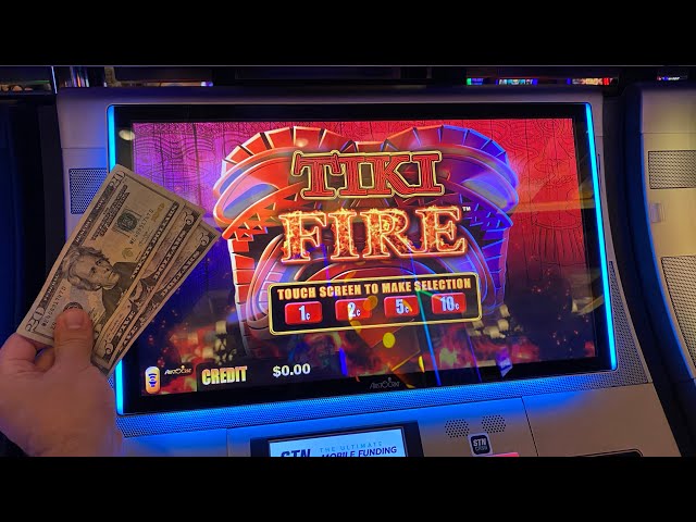 She Uses Our $30 Betting System To Hit A Huge Bonus On A Tiki Fire Lightning Link Slot!