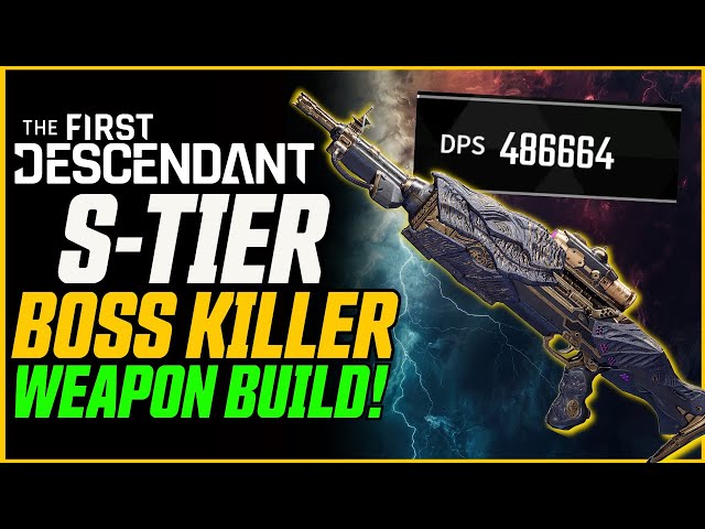 The BEST Boss Killing Weapon!! (~500K DPS!) // The First Descendant Tamer Weapon Build Guide!