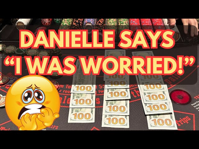 ULTIMATE TEXAS HOLD ‘EM in LAS VEGAS! DANIELLE SAYS “I WAS WORRIED!” NICE WIN! #poker