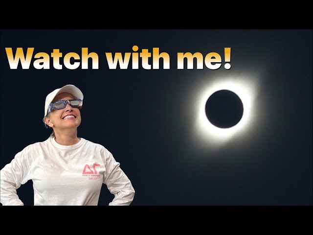 Watch the Eclipse 2024 with me LIVE from Texas!