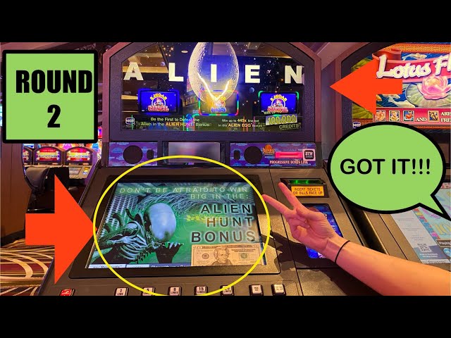 We FINALLY HIT The ALIEN HUNT FEATURE On This ALIEN SLOT With Our $20 BETTING SYSTEM!!!