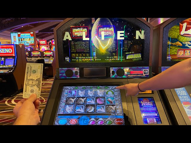 We Use Our $20 Betting System On This ALIEN Slot Machine With One Of Our Subscribers!