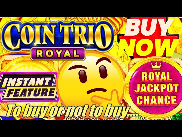 $300 SHOP-A-THON!! BONUS BUYS! NEW COIN TRIO ROYAL (FORTUNE TRAILS) Slot Machine (ARISTOCRAT)