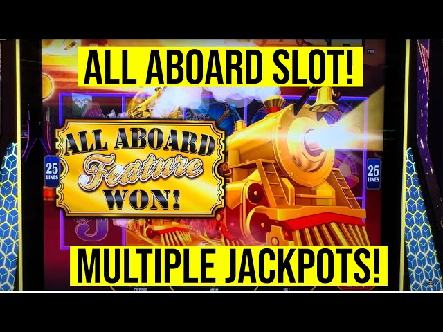 ALL ABOARD SLOT JACKPOTS! THIS MACHINE ALWAYS HITS!