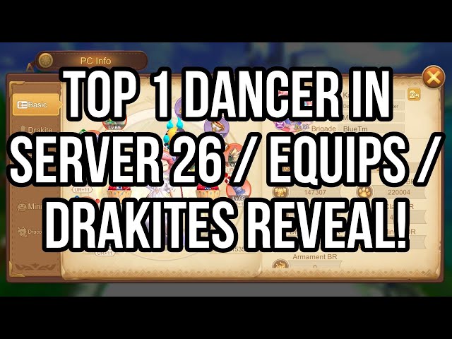 Draconia Saga: TOP 1 DANCER IN S26 / EQUIPS / DRAKITES REVEAL