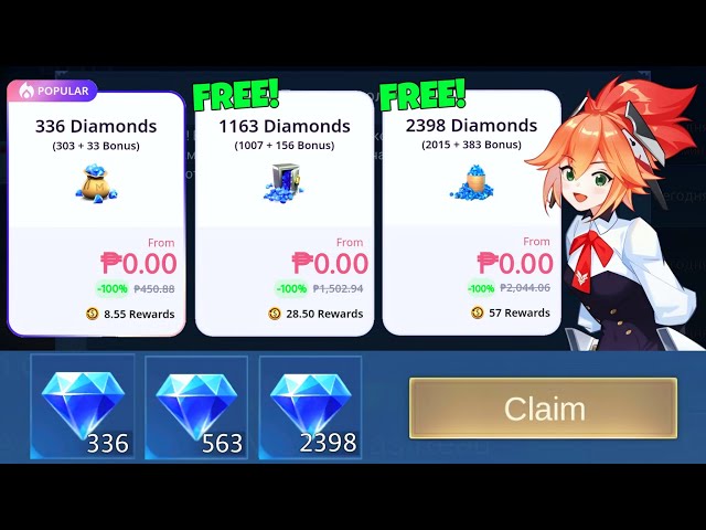 GET FREE DIAMONDS EASILY! CLAIM FREE TOP-UP WITH THIS NEW APP – SEPTEMBER 2024