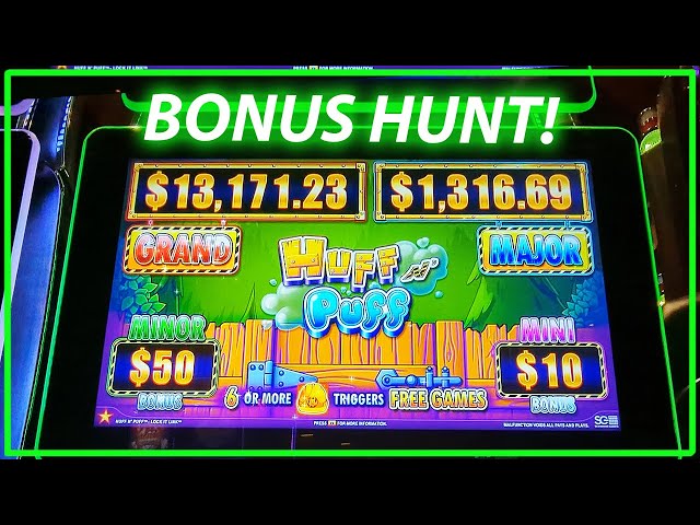 Going for Gold Playing The OG Huff N Puff Slot!